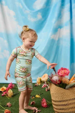 Kids P.J. Salvage Peachy | Kids>Adrian Valencia x PJS Floral Toddler PJ Set