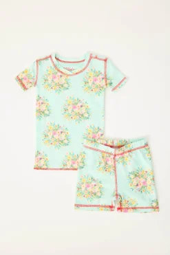 Kids P.J. Salvage Peachy | Kids>Adrian Valencia x PJS Floral Big Kid PJ Set