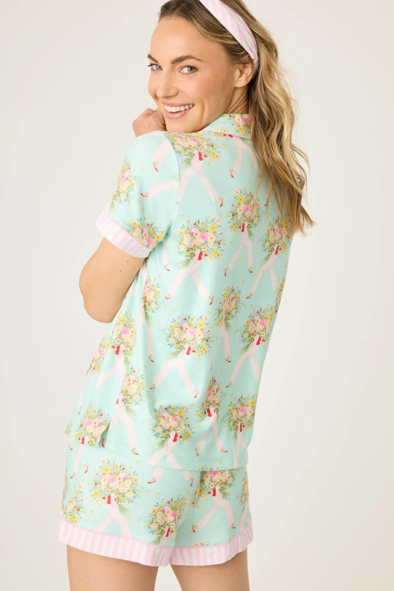 P.J. Salvage Pj Sets | Pj Sets>Adrian Valencia x PJS Floral 3-Piece PJ Set