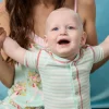 Kids P.J. Salvage Stripes | Peachy>Adrian Valencia x PJS Striped Baby Romper