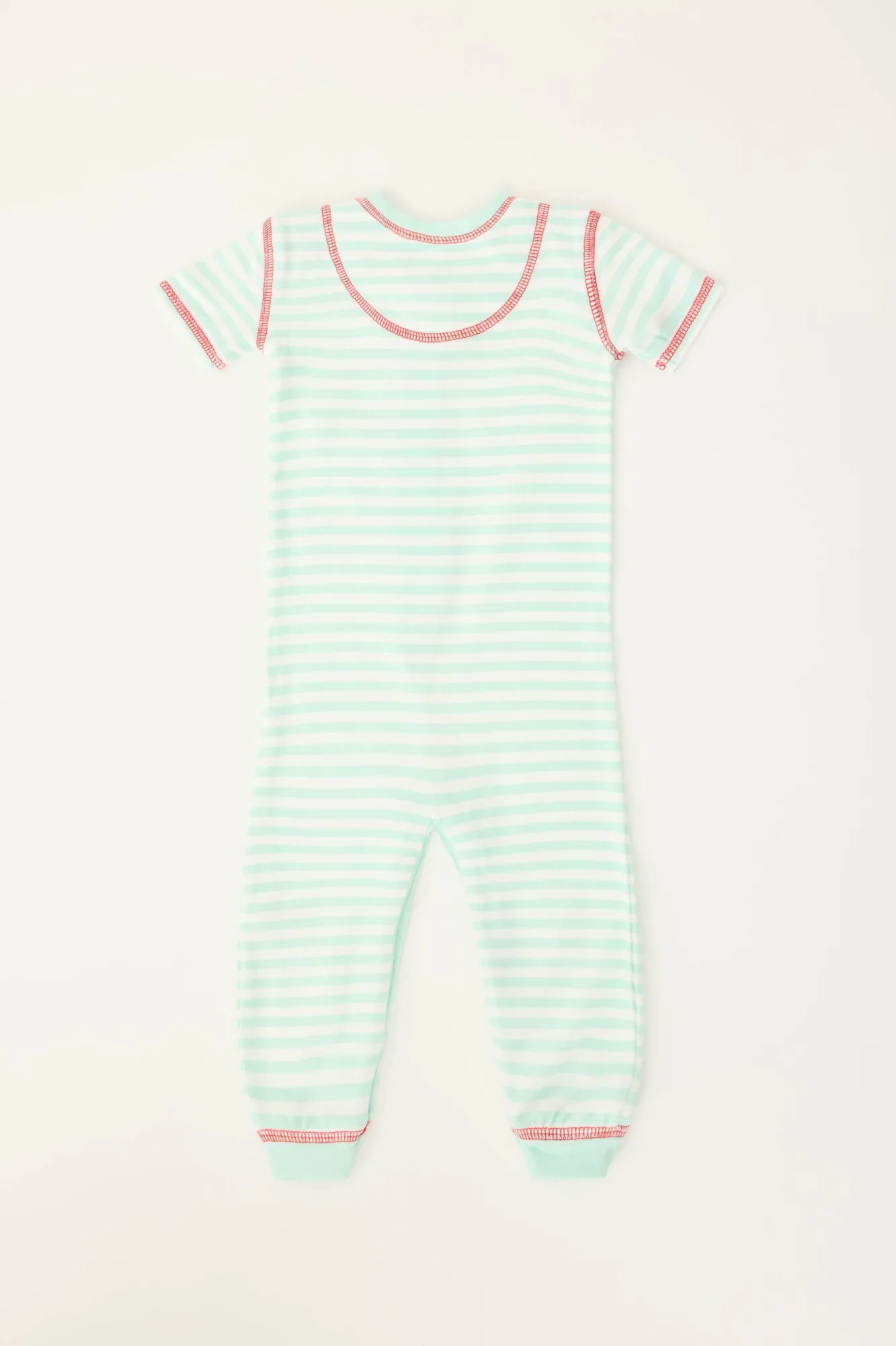 Kids P.J. Salvage Stripes | Peachy>Adrian Valencia x PJS Striped Baby Romper