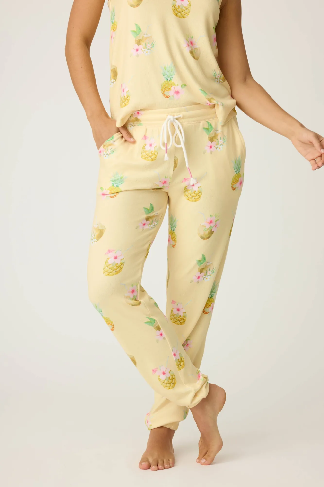 P.J. Salvage Bottoms | Coffee & Cocktails>Aloha Hour Banded Pants