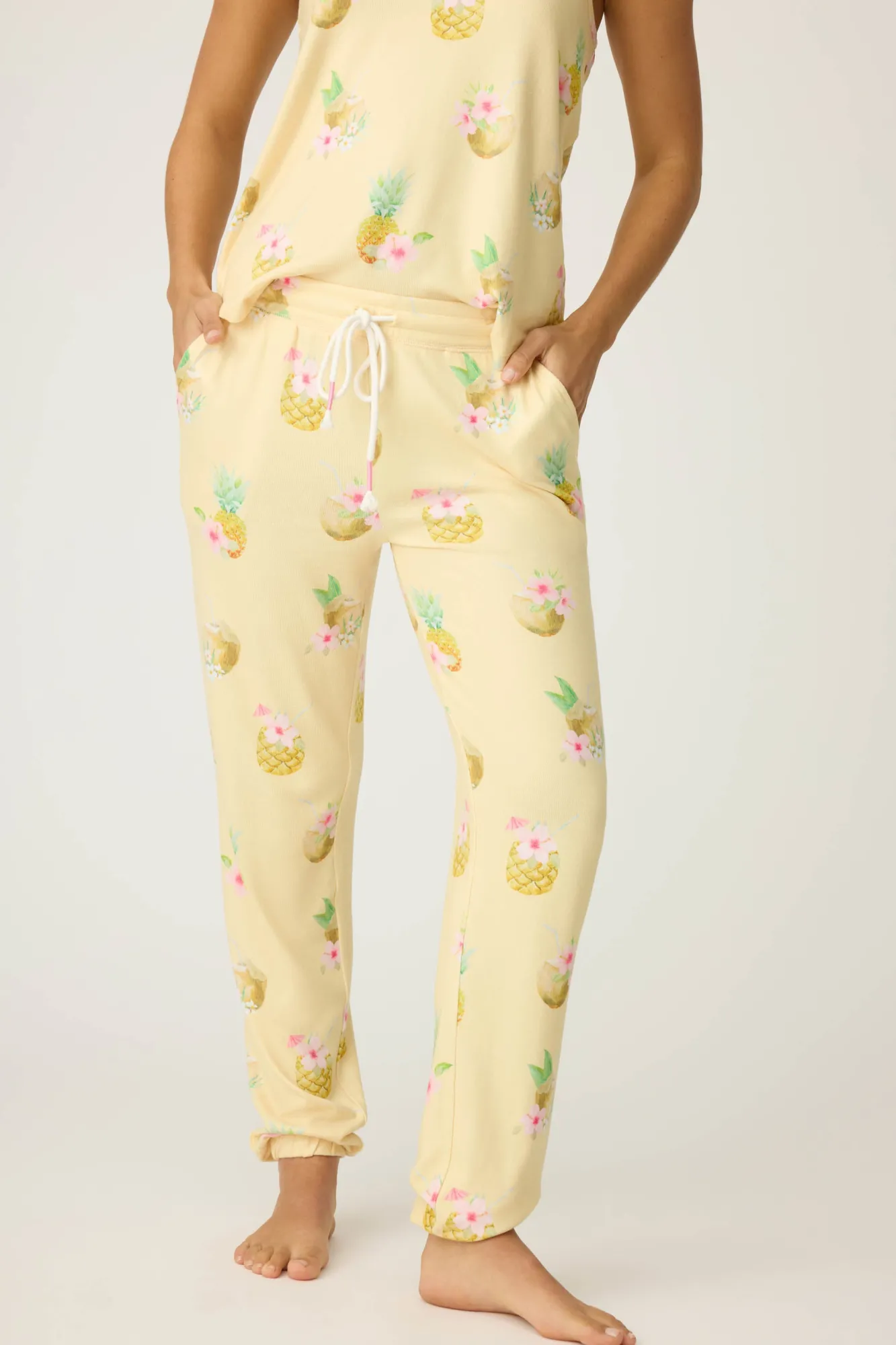 P.J. Salvage Bottoms | Coffee & Cocktails>Aloha Hour Banded Pants