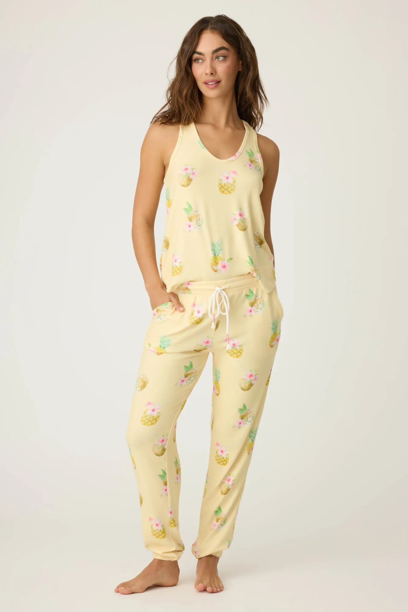P.J. Salvage Bottoms | Coffee & Cocktails>Aloha Hour Banded Pants