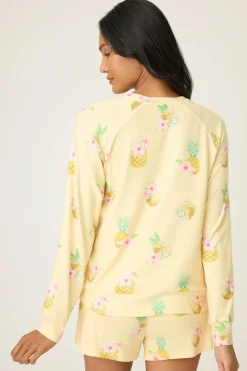 P.J. Salvage Tops | Sweets & Treats>Aloha Hour Long Sleeve Top