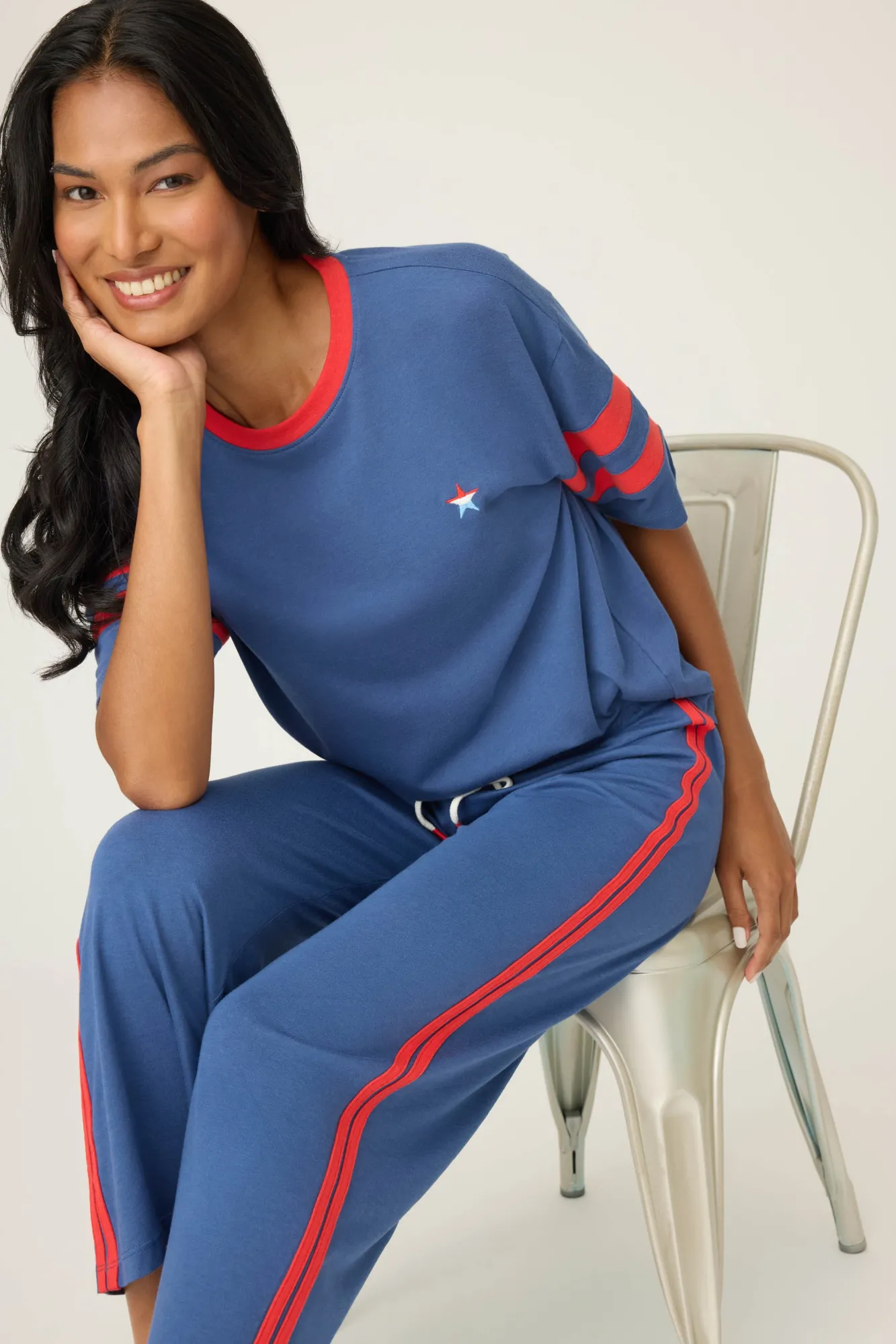 P.J. Salvage Loungewear | Loungewear>American Honey Jersey Lounge Set