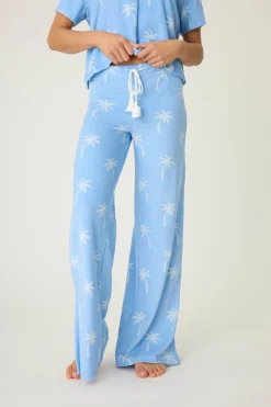 P.J. Salvage Loungewear | Loungewear>Cabana Paradise Palm Print Pants