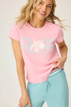 P.J. Salvage Loungewear | Loungewear>Cool Breeze Short Sleeve Top