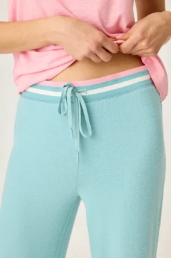 P.J. Salvage Bottoms | Peachy>Cool Breeze Solid Cropped Pant