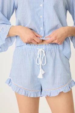 P.J. Salvage Bottoms | Cotton>Dainty Daisy Shorts