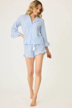 P.J. Salvage Loungewear | Loungewear>Dainty Daisy Shorts Lounge Set