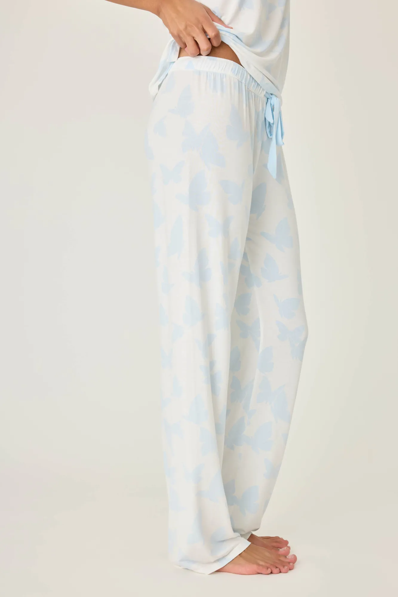 P.J. Salvage Bottoms | Modal>Forever Dreams Butterfly Open Leg Pants