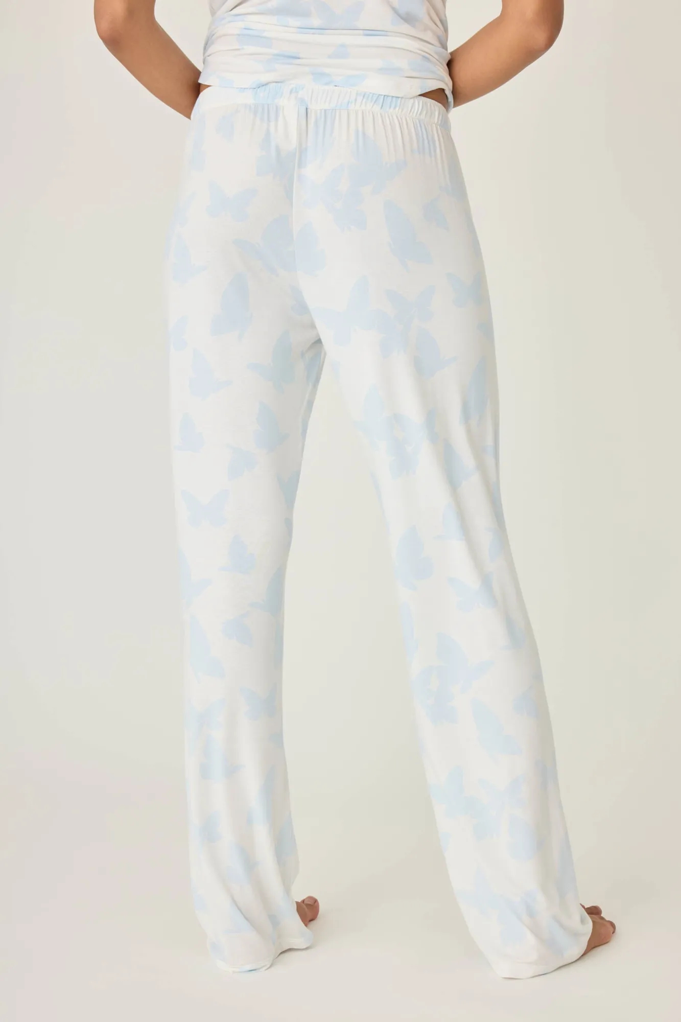P.J. Salvage Bottoms | Modal>Forever Dreams Butterfly Open Leg Pants