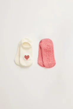 P.J. Salvage Socks | Hearts>Heart 2-Pack Half-Cushion Socks