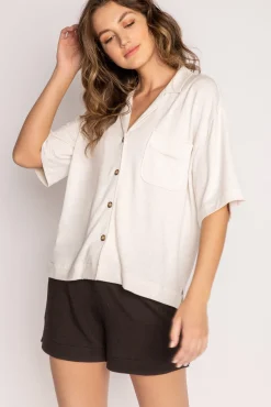 P.J. Salvage Tops | Terry><noscript><img width=