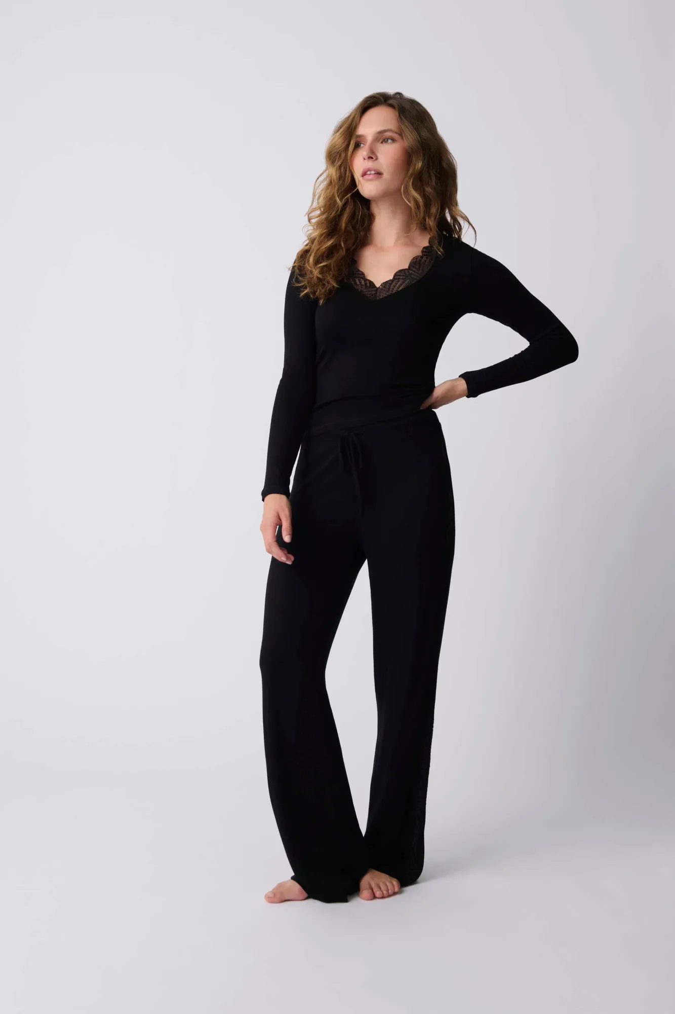 P.J. Salvage Pj Sets | Pj Sets>Lacey Basics PJ Set