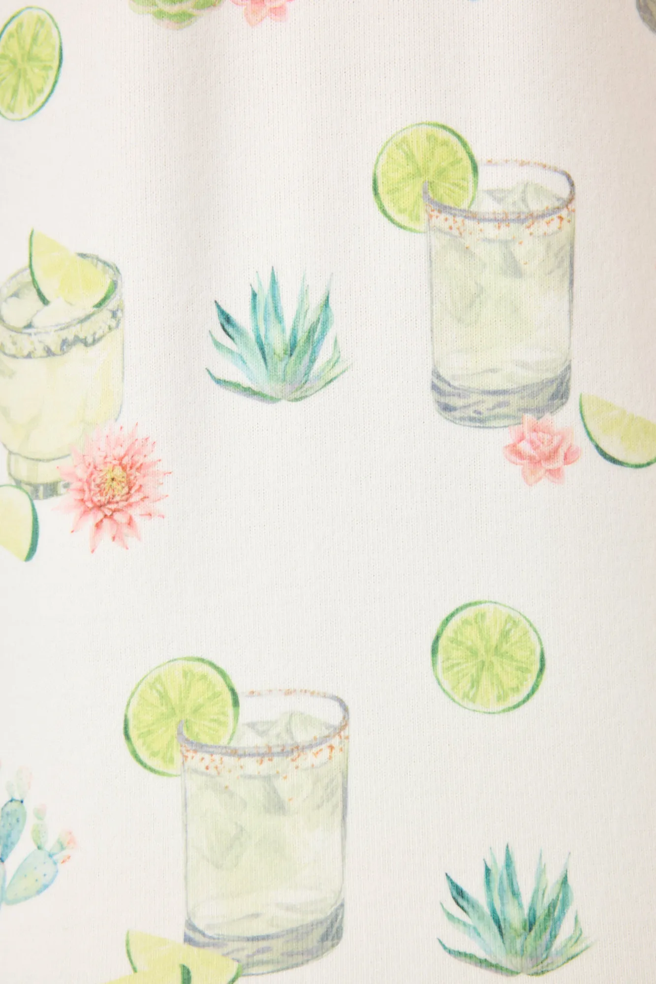P.J. Salvage Bottoms | Coffee & Cocktails>Limes & Sunshine Open Leg Pants