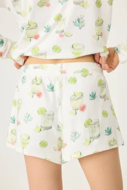 P.J. Salvage Bottoms | Coffee & Cocktails>Limes & Sunshine Shorts