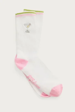 P.J. Salvage Socks | Cotton>Martini Ribbed Crew Sock