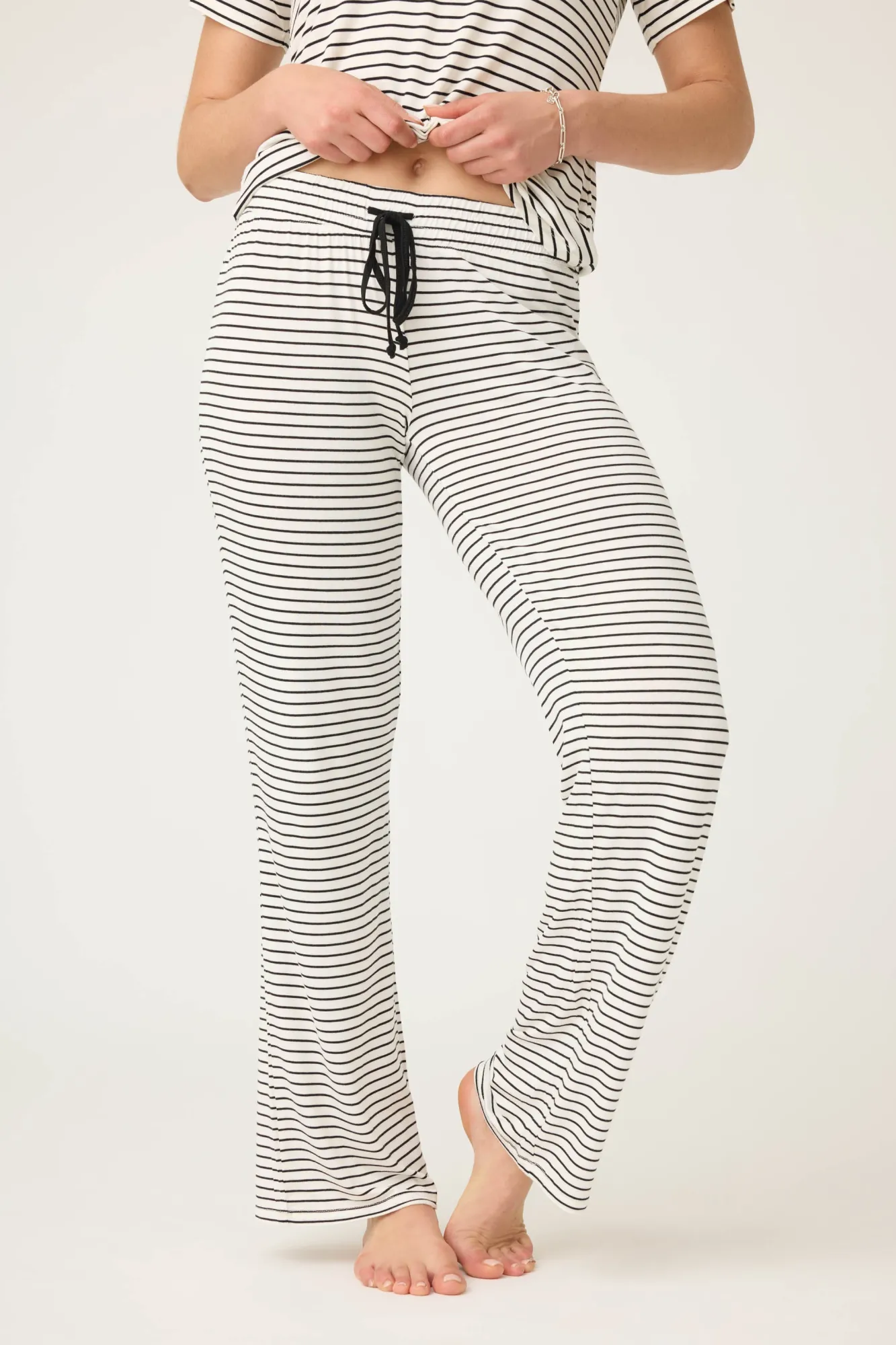 P.J. Salvage Pj Sets | Pj Sets>Modal Basics Striped PJ Set