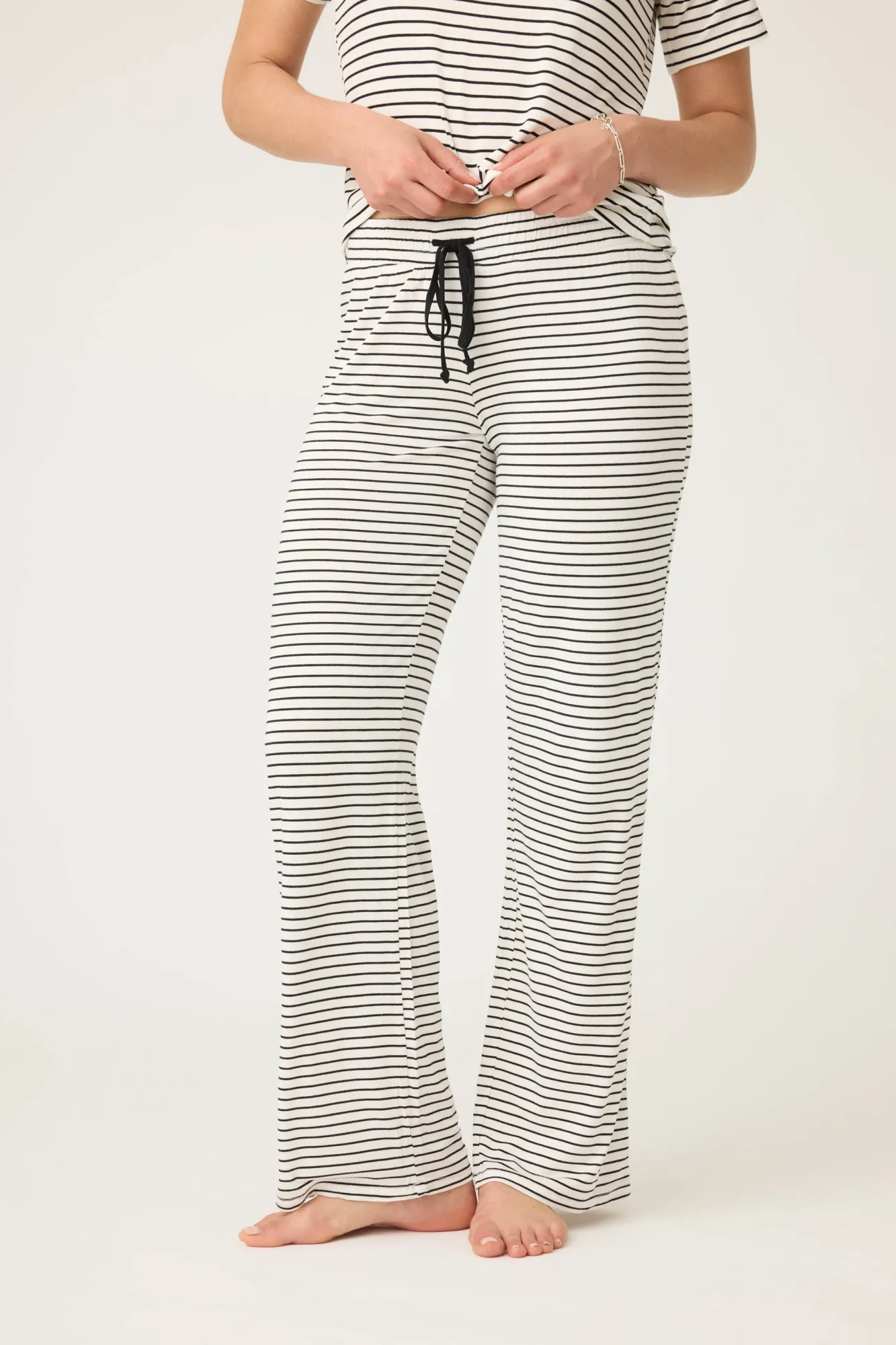 P.J. Salvage Pj Sets | Pj Sets>Modal Basics Striped PJ Set