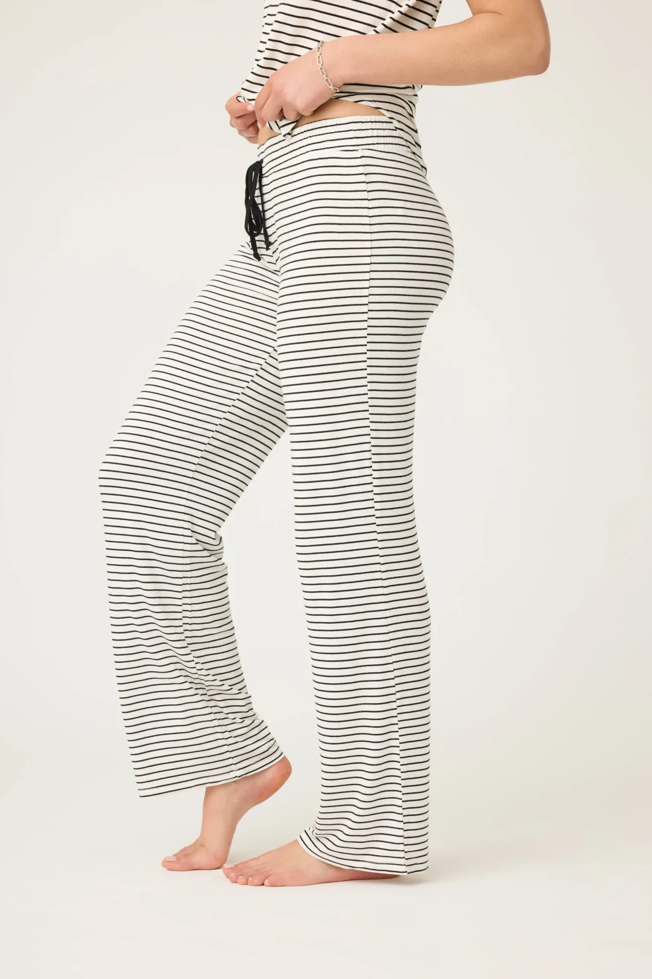 P.J. Salvage Pj Sets | Pj Sets>Modal Basics Striped PJ Set