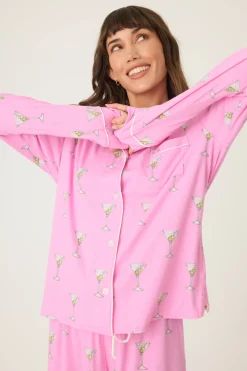 Women P.J. Salvage Pj Sets | Pj Sets>Playful Prints Drinks PJ Set