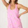 Women P.J. Salvage Tops | Coffee & Cocktails>Playful Prints Drinks Tank Top