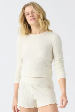 P.J. Salvage Tops | The Classics>Reloved Rib Long Sleeve Top