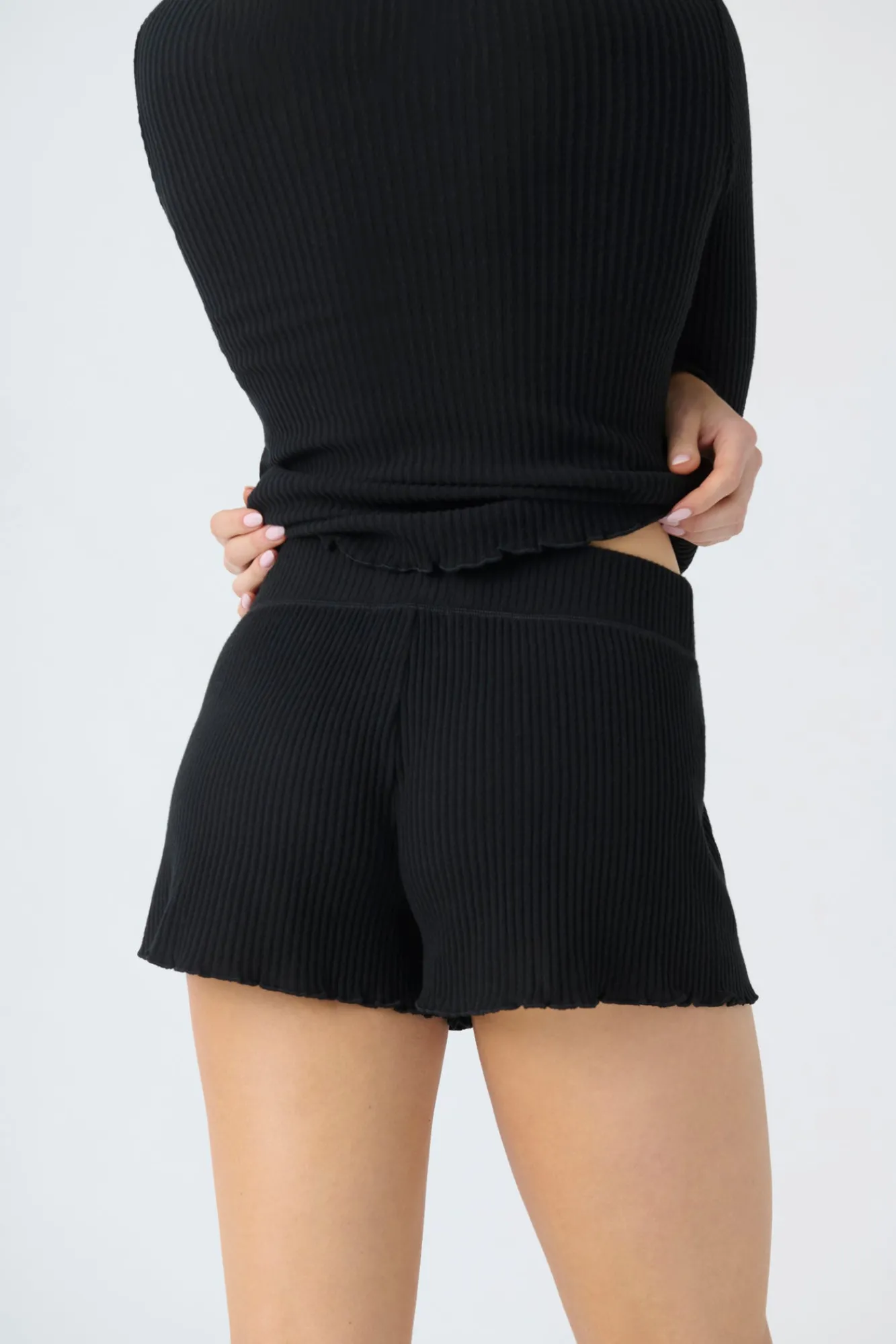 P.J. Salvage Bottoms | Peachy>Reloved Rib Shorts