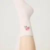 P.J. Salvage Socks | Cotton>Rose Terry Mini Crew Socks