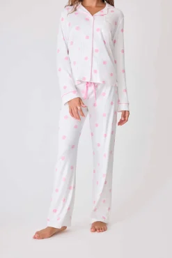 P.J. Salvage Bottoms | Pointelle>Susan G. Komen Choose Happy PJ Pants