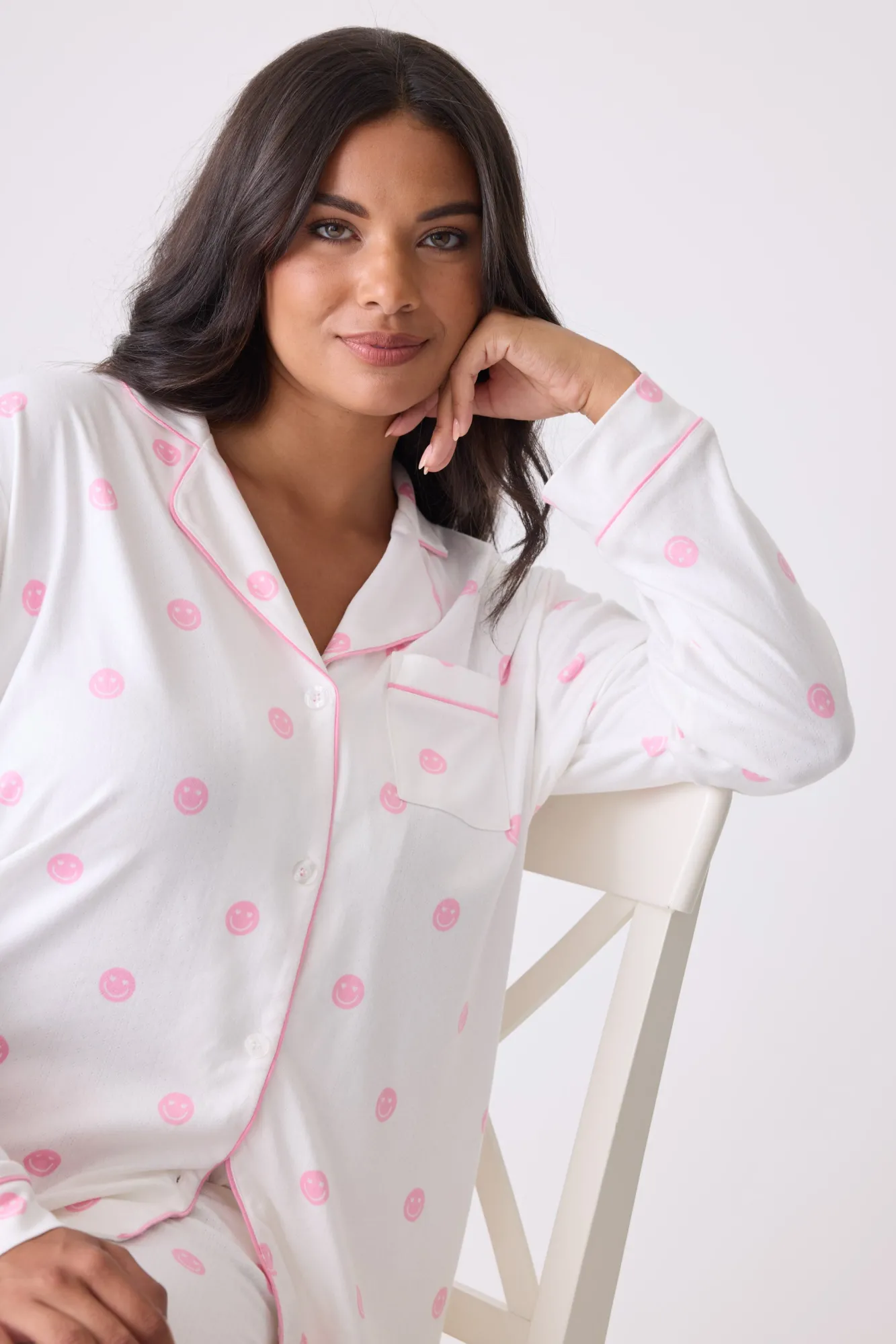 P.J. Salvage Pj Sets | Pj Sets>Susan G. Komen Choose Happy PJ Set Plus Size