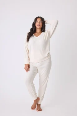 P.J. Salvage Peachy | Warmer Fabrics>Textured Essentials Plus Size Lounge Set