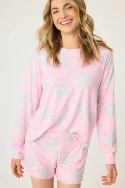 P.J. Salvage Tops | Peachy>Written In The Stars Long Sleeve Top
